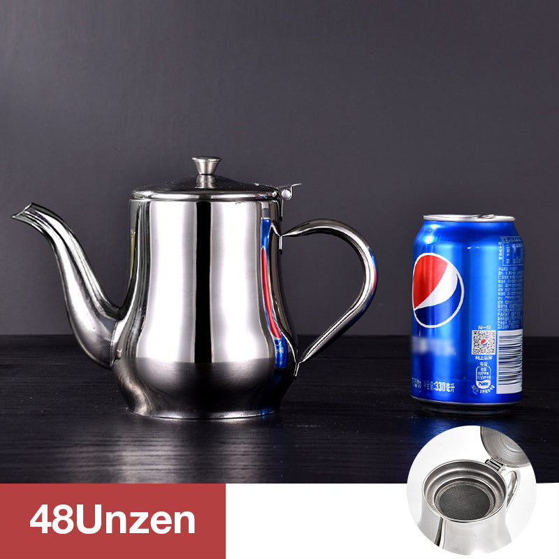Gluschwein - Edelstahlöler mit Filter 48 Unzen