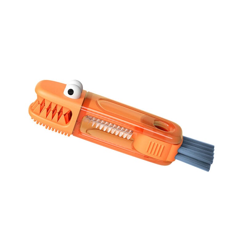 Gluschwein - 4-in-1-Mehrzweck-Flaschenspalt-Reinigungsbürste red