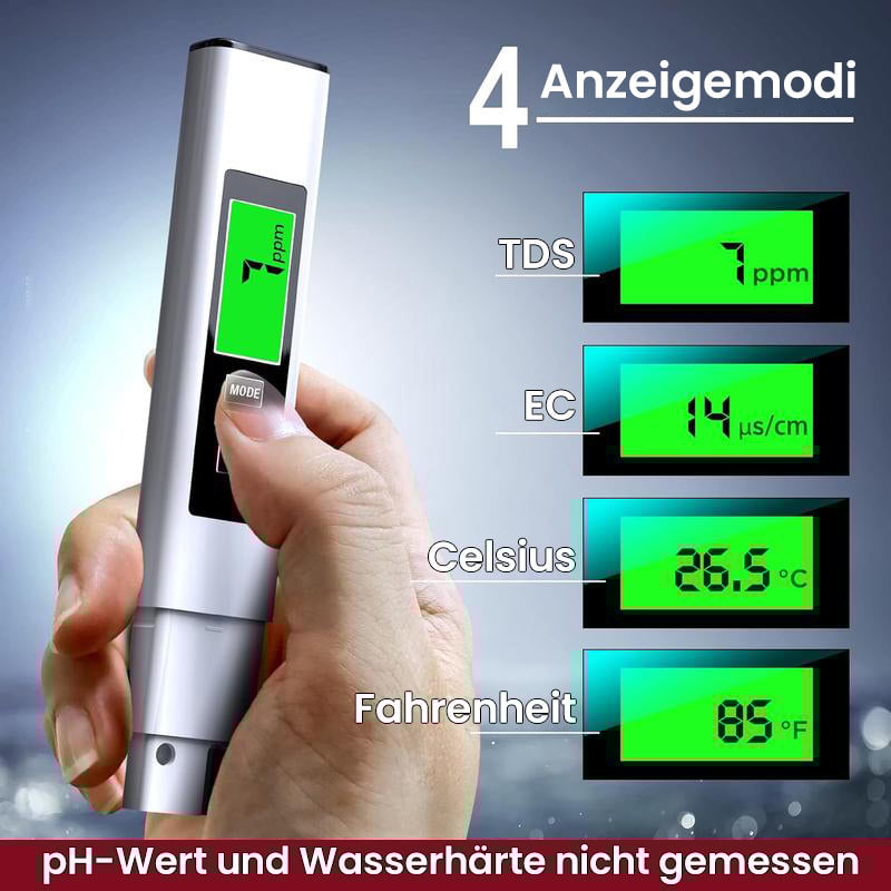 Nouveau testeur d'eau numérique TDS 4 en 1