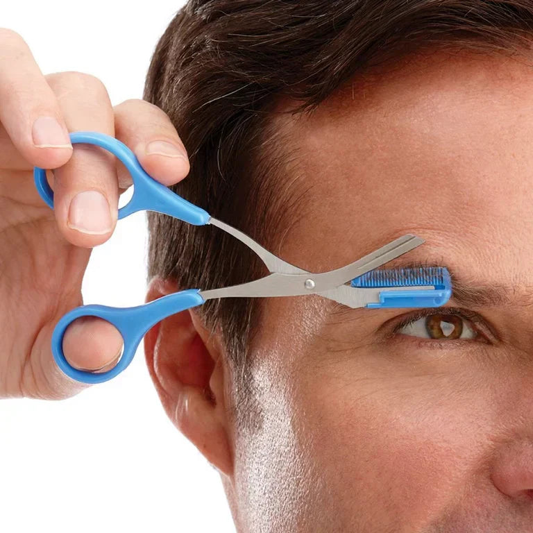 Ciseaux à sourcils polis - ciseaux à sourcils en acier inoxydable