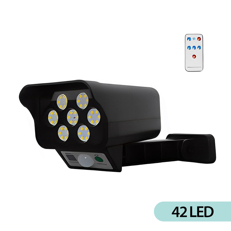 Gluschwein - Solarsensorlicht 42LED SCHWARZ