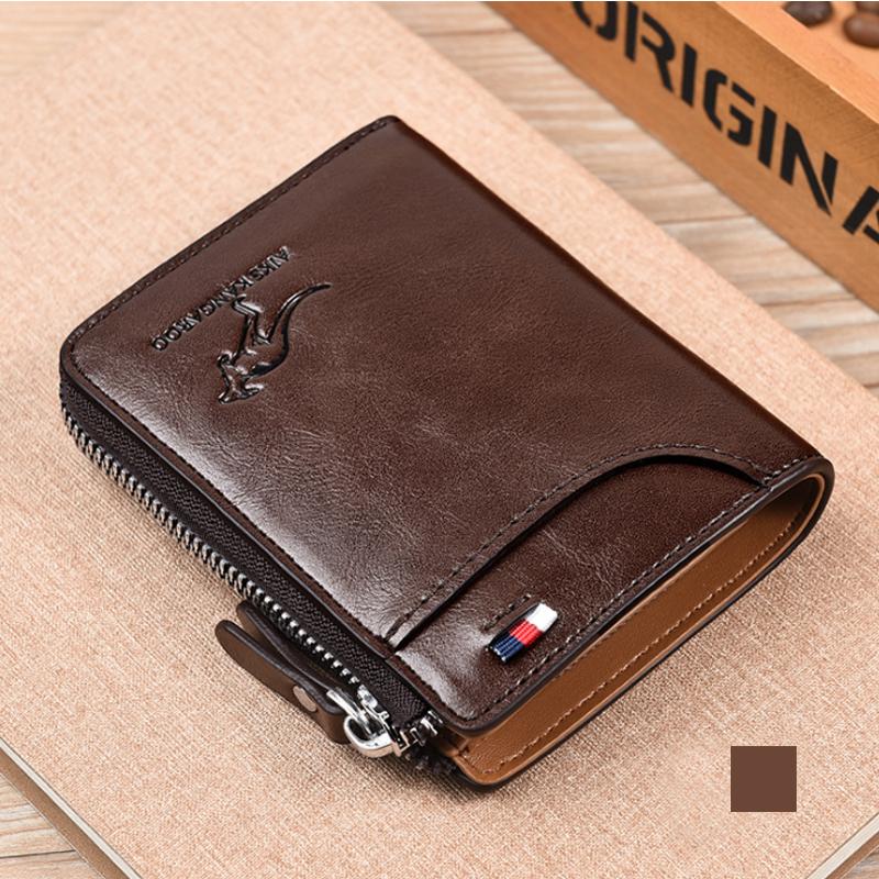 Gluschwein - RFID Blocking Wallet für Herren Braun