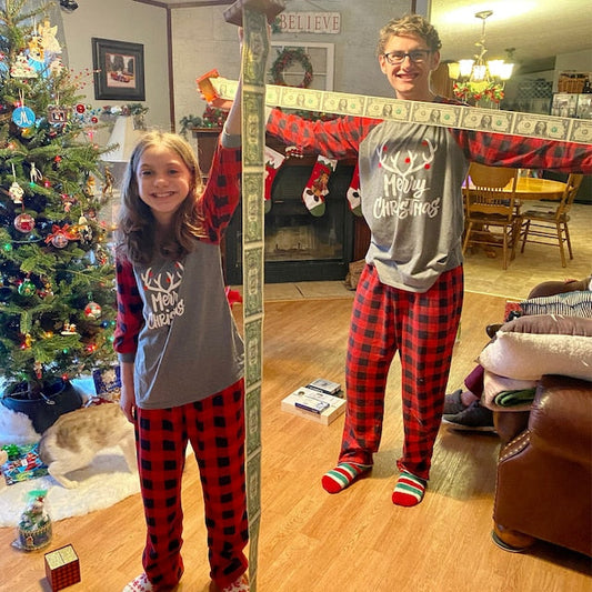 Sac à tirer de l'argent surprise de Noël