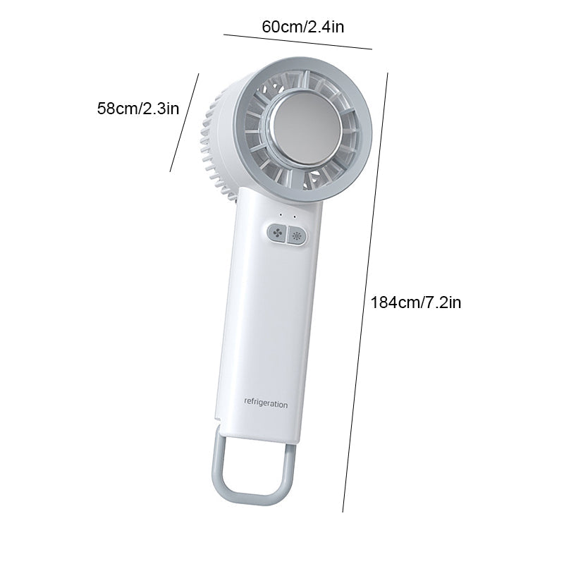 Gluschwein - 2024 Sommer Gadget Handheld Mini Tragbarer Eiskaltventilator