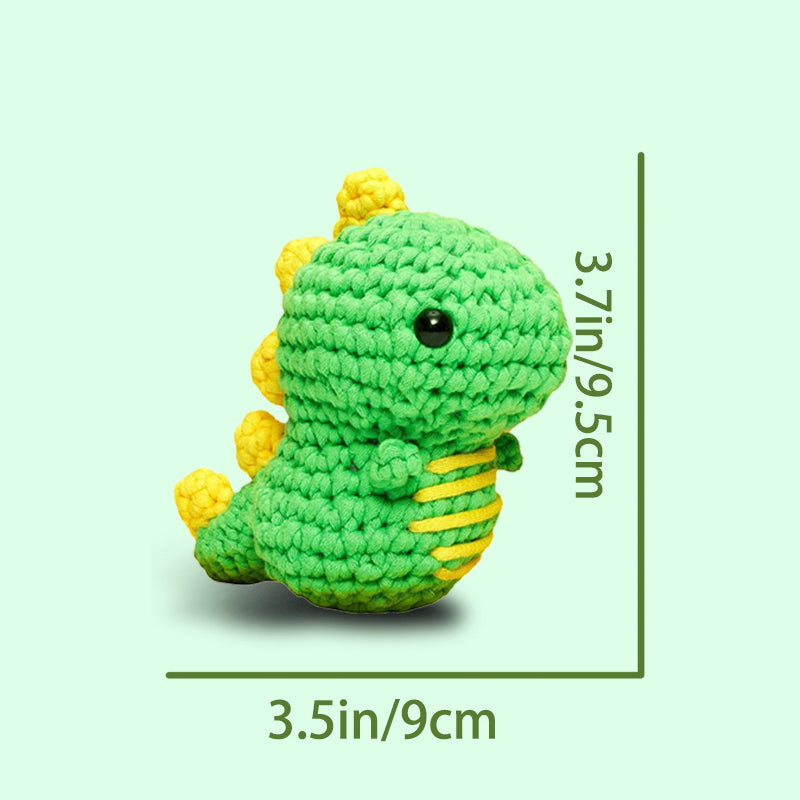 Gluschwein - Bunte gehäkelte Dinosaurier