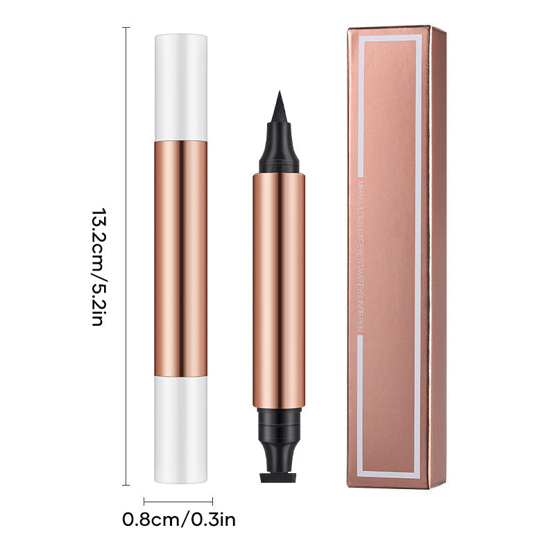 Gluschwein - Verführerischer Cat Eye Stempel Eyeliner