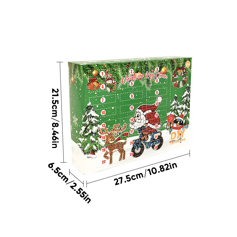 Gluschwein - Weihnachten Serie Blind Box DIY Diamant Malerei Schlüsselanhänger Anhänger