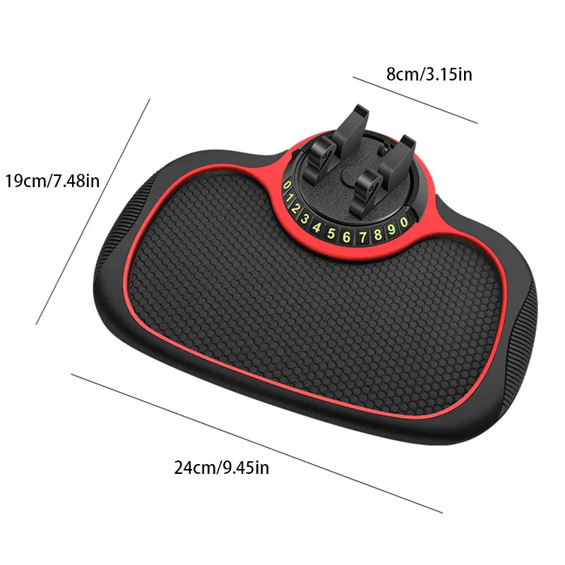 Gluschwein - Anti-Rutsch-Matte fürs Auto mit Handyhalter