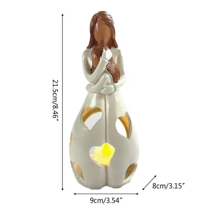 Gluschwein - Muttertags-Menora-Statue mit LED