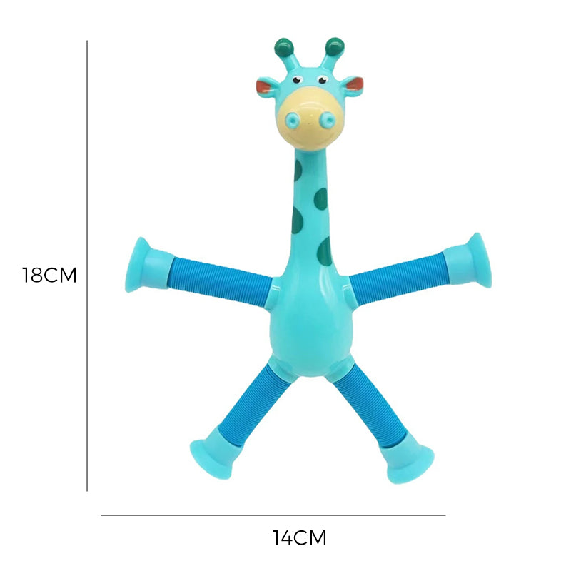 Gluschwein - Teleskop-Giraffenspielzeug mit Saugnapf