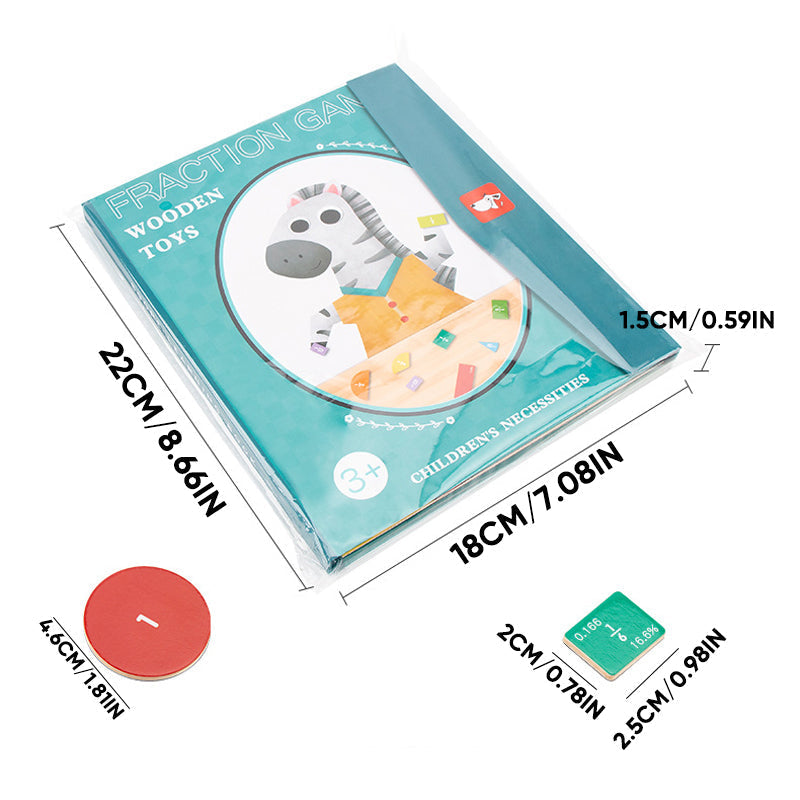 Gluschwein - Magnetisches Buch-Bruchteil-Puzzle für Kinder