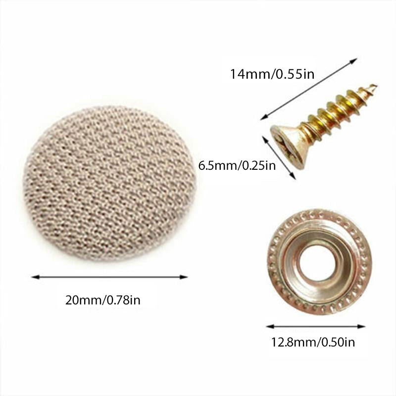 Réparation du tissu du toit de la voiture en pente avec une boucle spéciale
