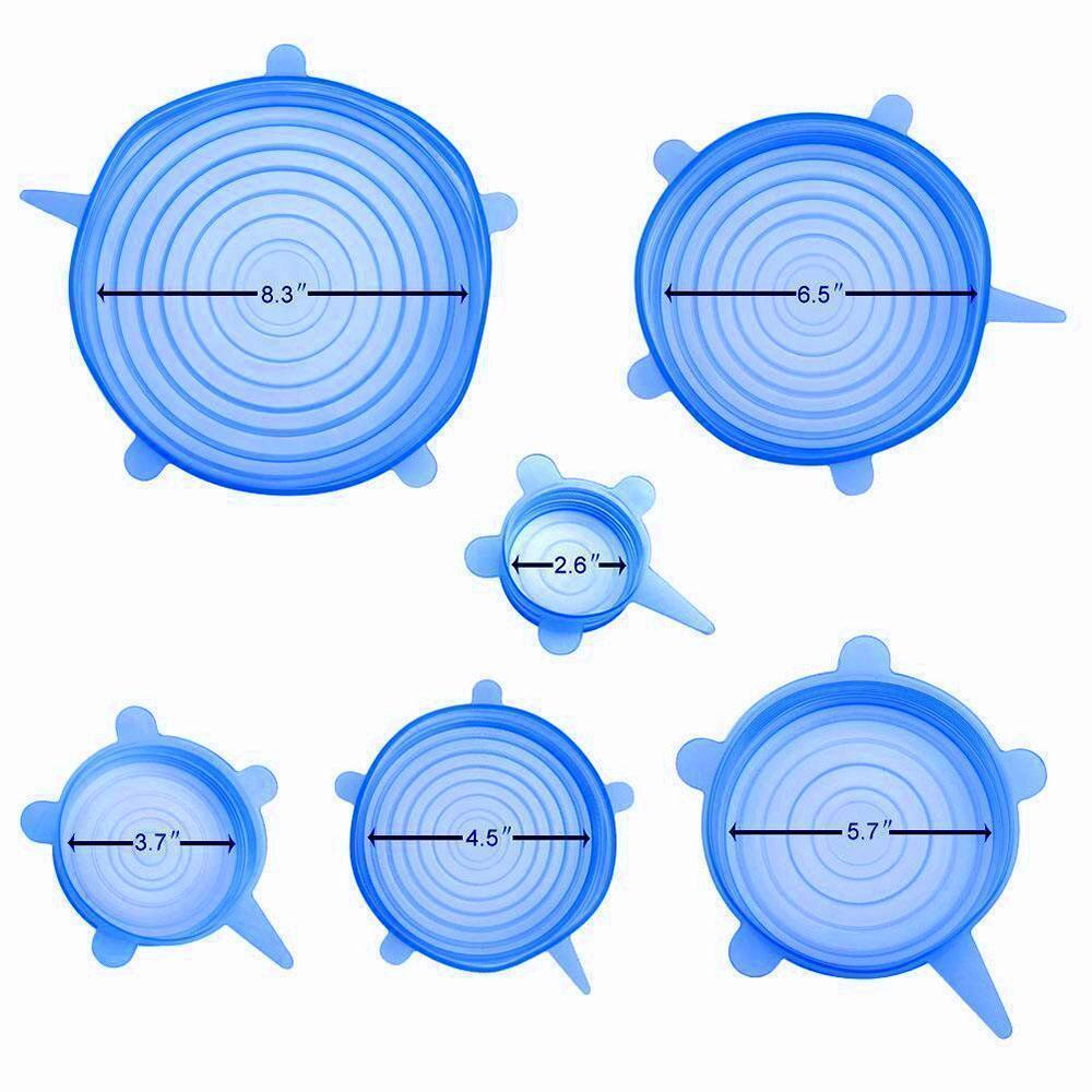Gluschwein - Silikon-Stretchdeckel, 6STK
