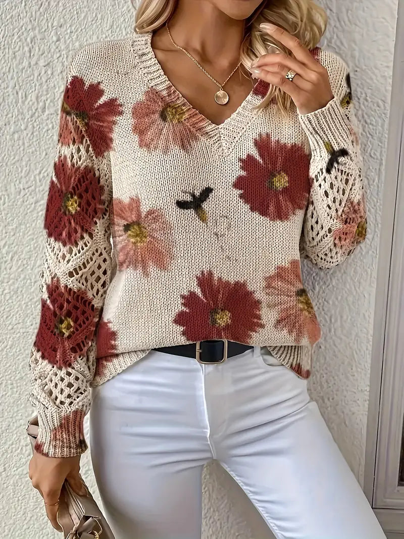 Tatyana - Stilvolle Strickjacke Mit V-Ausschnitt