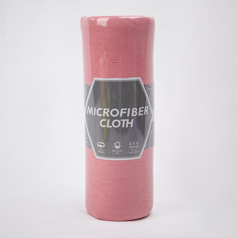 20 paños de microfibra reutilizables en rollo: sin pelusa, sin rayas y respetuosos con el medio ambiente.