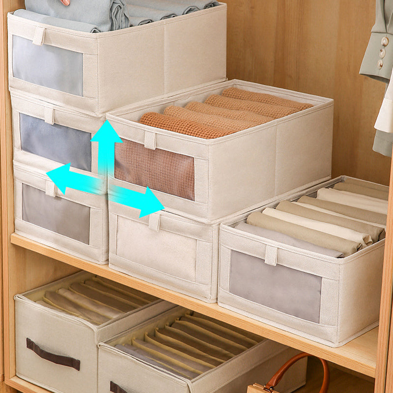 Gluschwein - Aufbewahrungsbox aus Baumwolle mit Sichtfenster