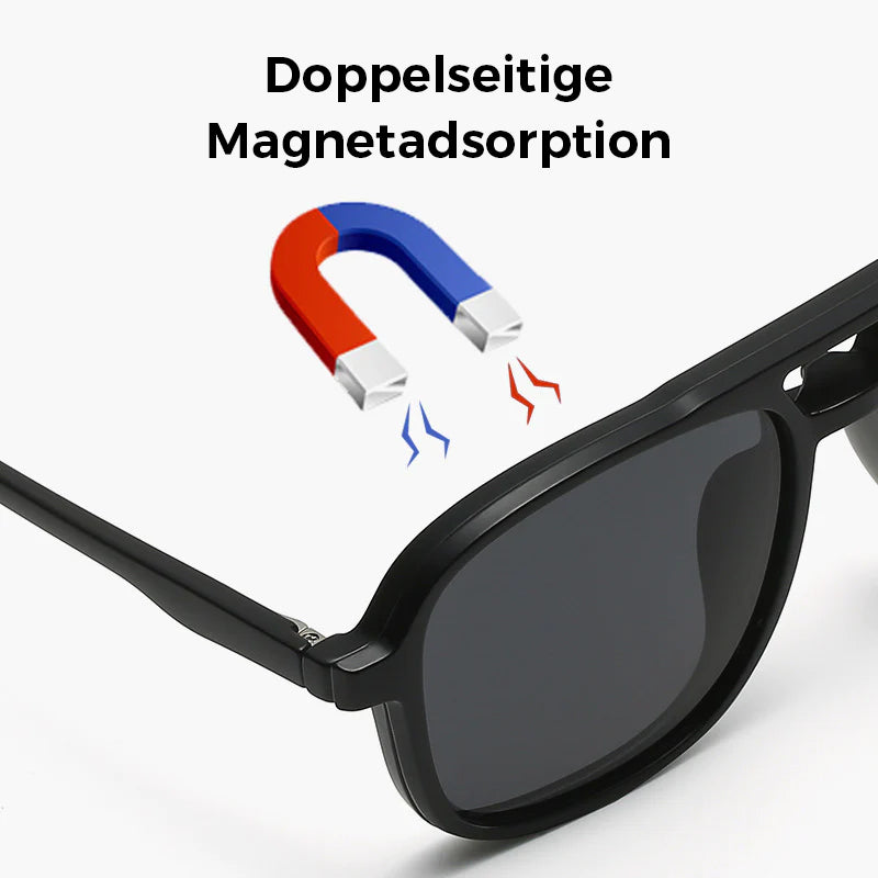 Gluschwein - Magnetisch polarisierte 3-in-1-Sonnenbrille