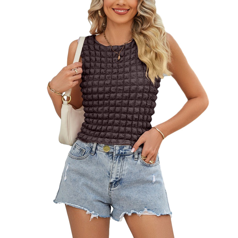 Gluschwein - Damen-Popcorn-Crop-Tops, Ausgeh-Tanktops