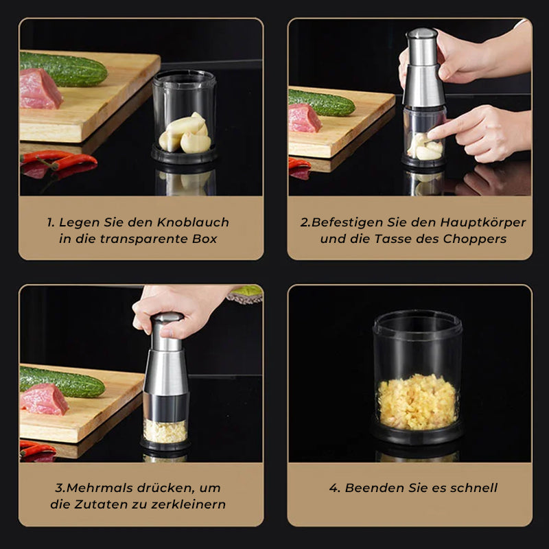 Gluschwein - Gepresster Knoblauchhacker