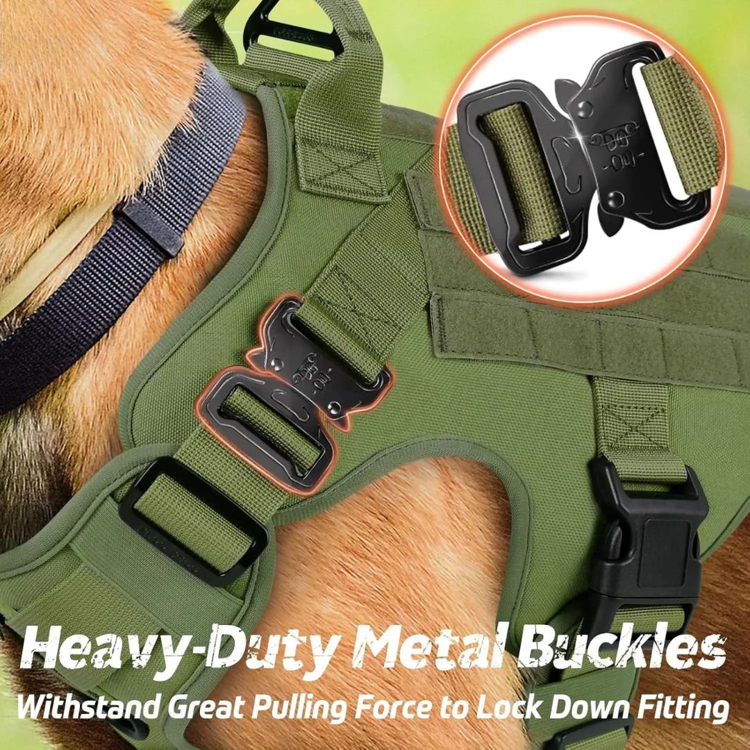 NoPull - Harnais tactique anti-traction pour chien