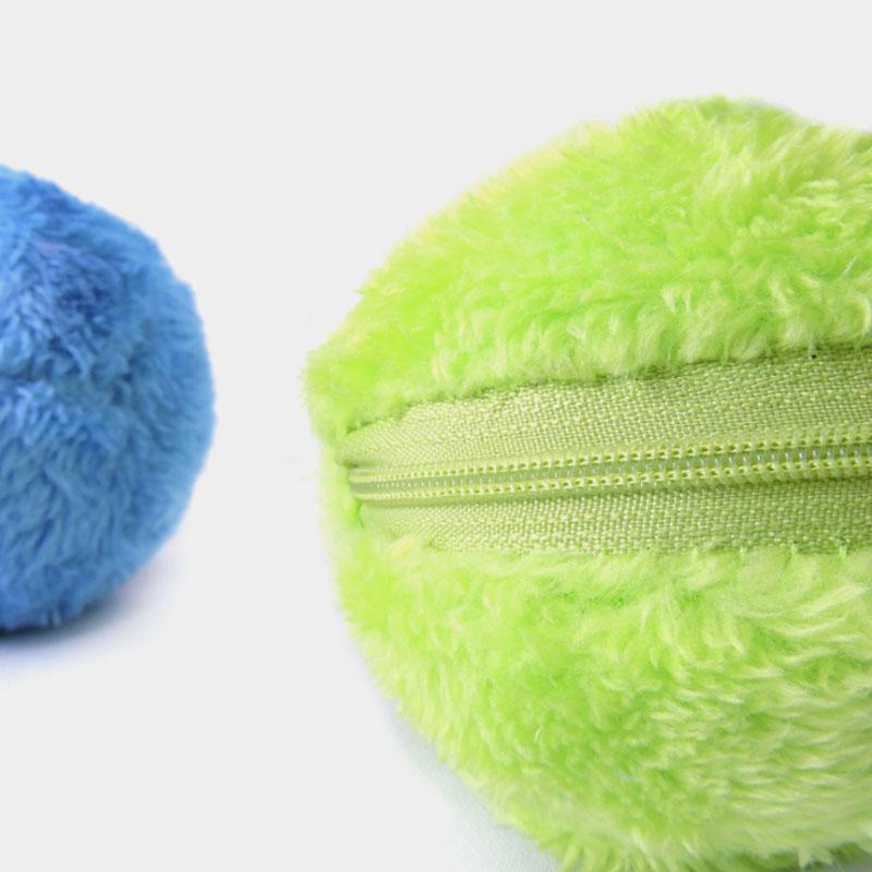 Gluschwein - Elektrisches Kugelspielzeug für Haustiere mit Plüschhülle