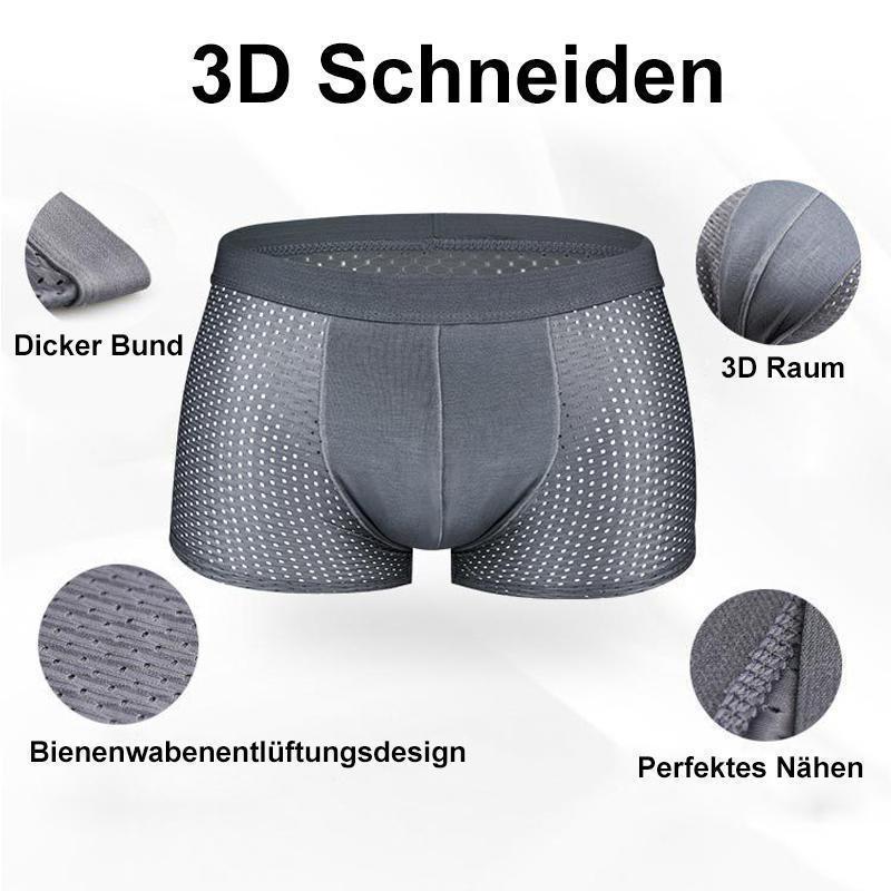 Gluschwein - Atmungsaktive Eisseide-Unterhosen Herren Wabenlüftungsdesign