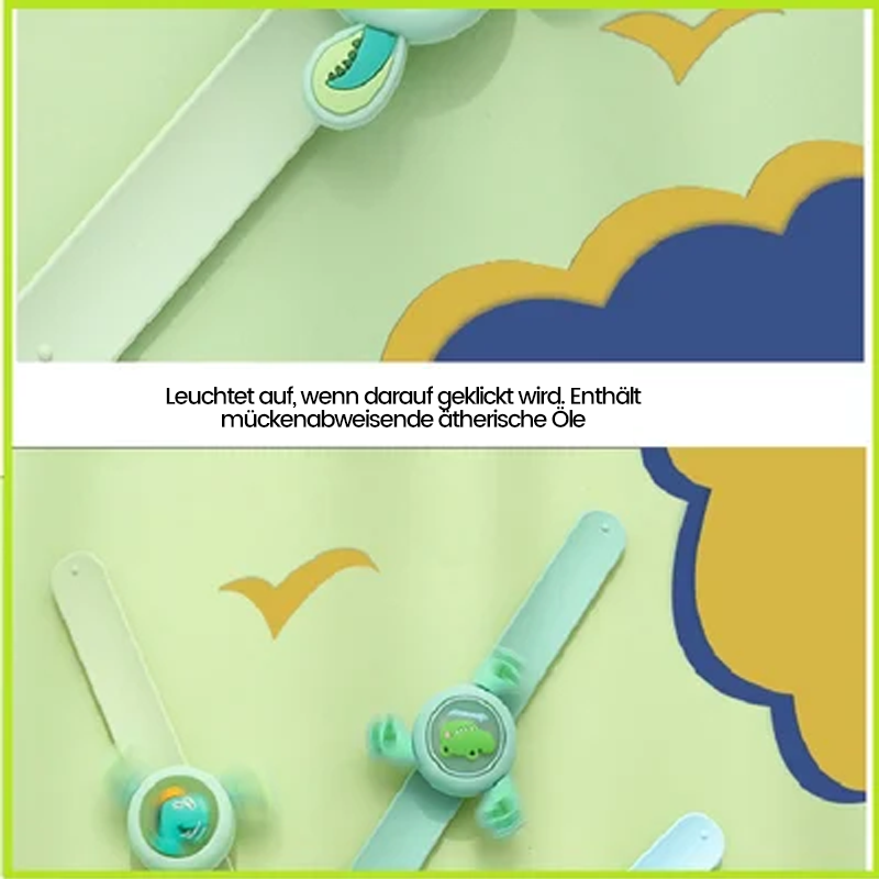 Gluschwein - Anti-Mücken-Armband für Kinder, rotierender Pat-Gürtel