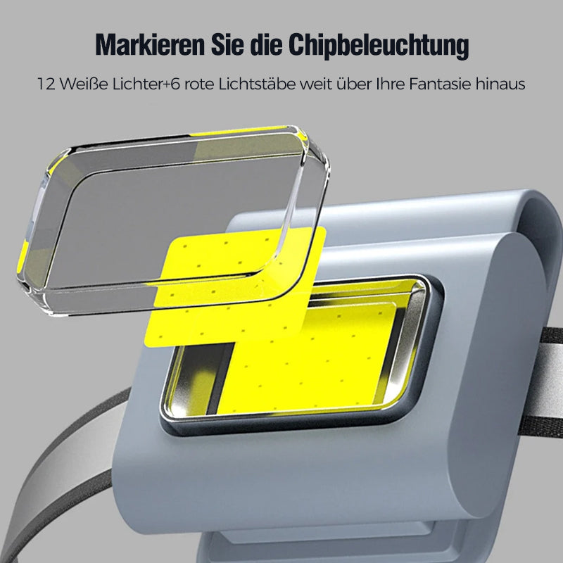 Gluschwein - Multifunktionales Lauflicht mit magnetischer Aufladung