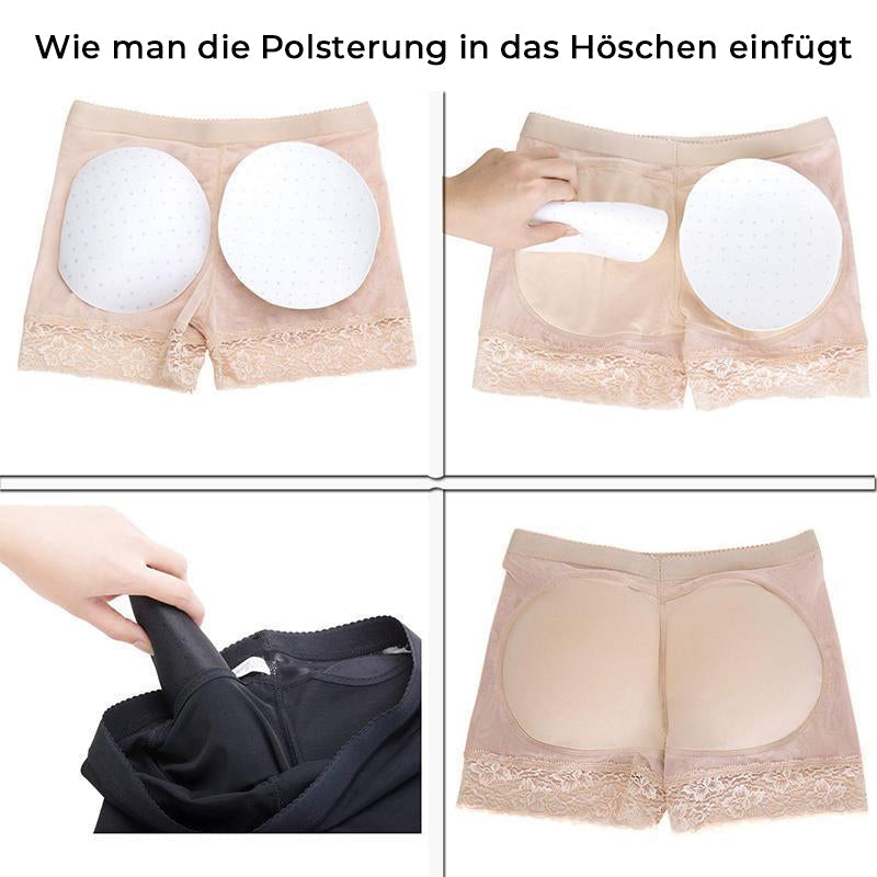 Gluschwein - Atmungsaktives gepolstertes Höschen mit Hüftstraffung