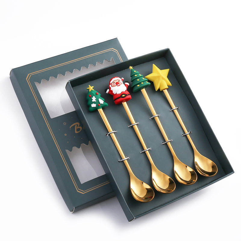Ensemble de cuillères de Noël