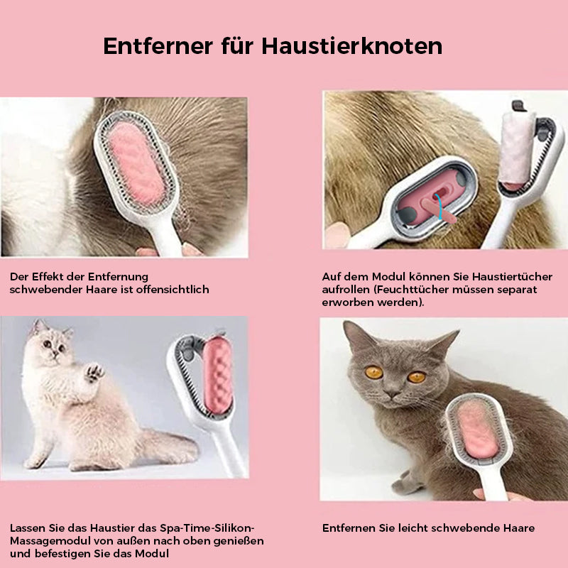 Gluschwein - Tierhaarentfernungskamm mit Wassertank