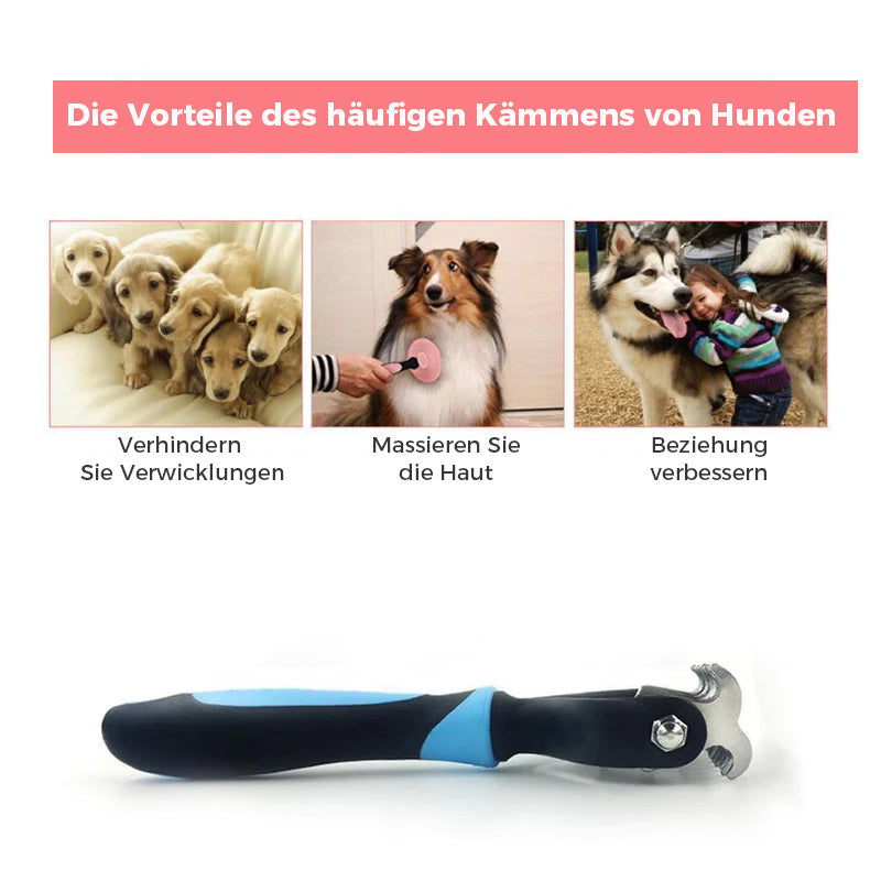 Gluschwein - Doppelseitiger Kamm für die Tierpflege