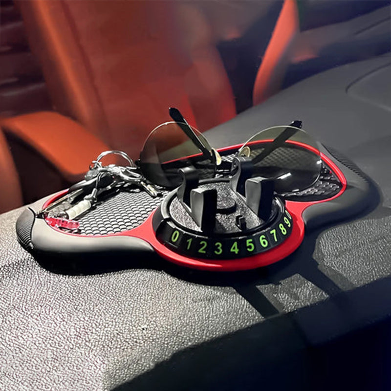 Gluschwein - Anti-Rutsch-Matte fürs Auto mit Handyhalter