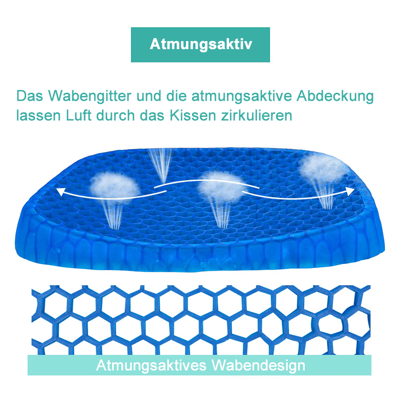 Gluschwein - Super Weich Silikon Rücken und Hintern Komfortkissen
