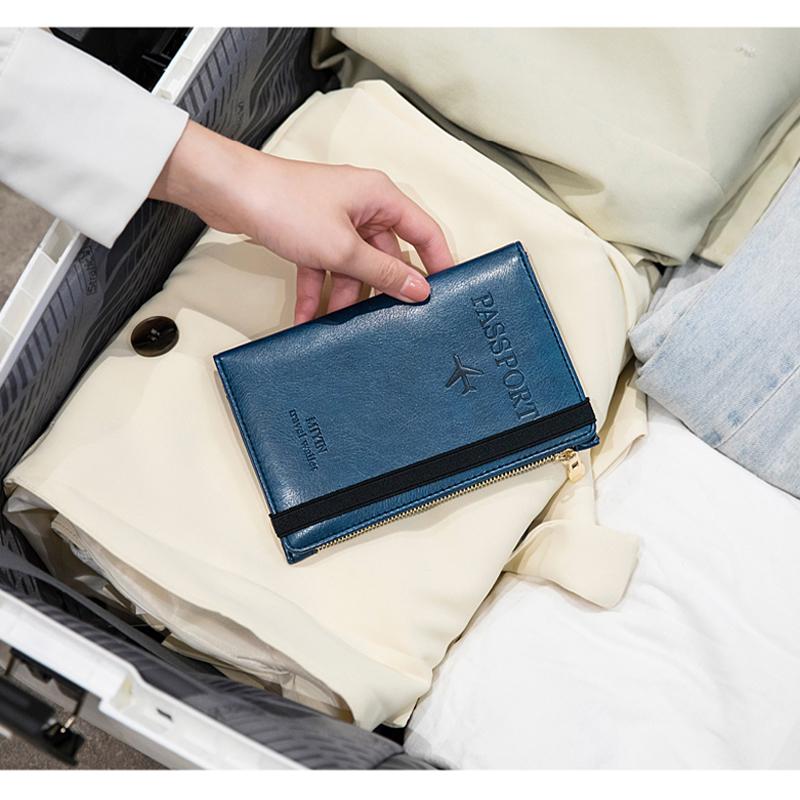 Gluschwein - Herren Reisepass-Geldbörse aus Leder mit RFID-Blockierung