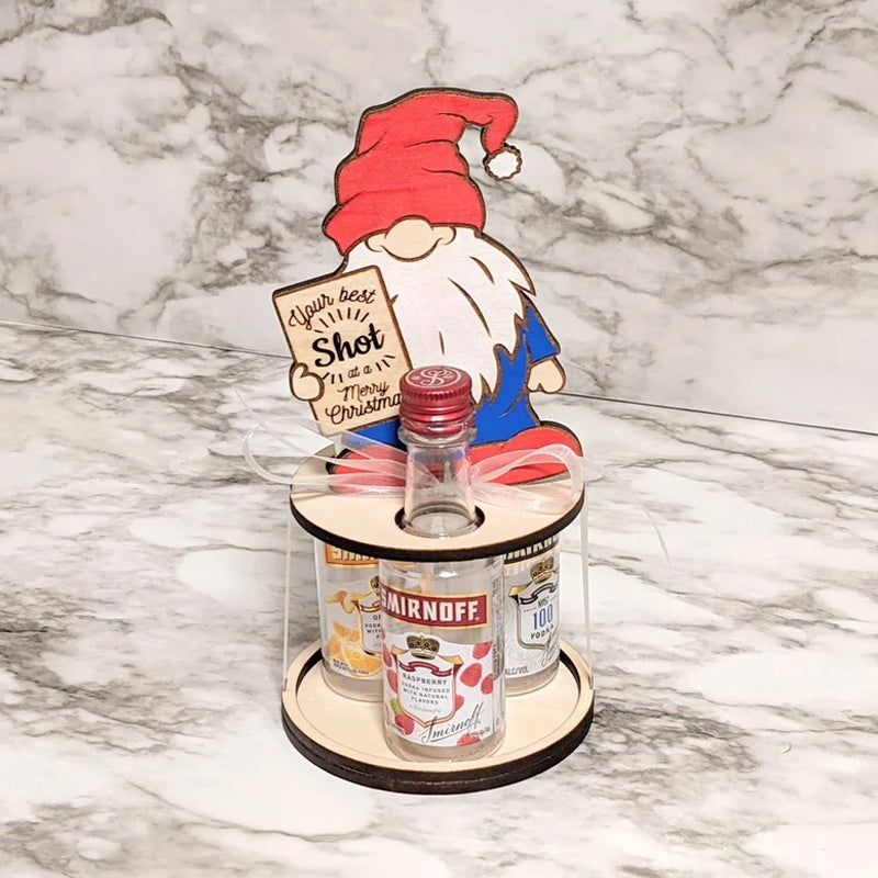 Gluschwein - Weihnachts-Mini-Weinflaschenhalter