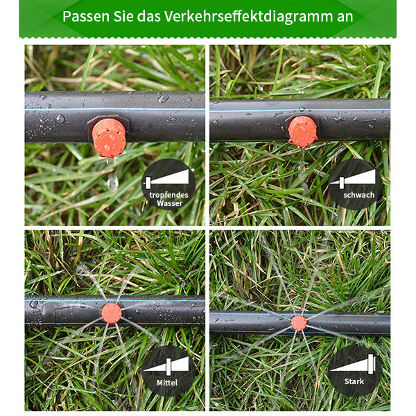 Gluschwein - Verstellbare Tropfdüsen für die Bewässerung