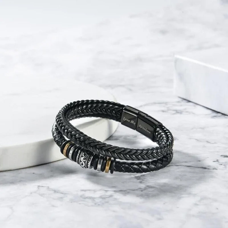Gluschwein - Ich werde immer bei dir sein, zweireihiges Armband