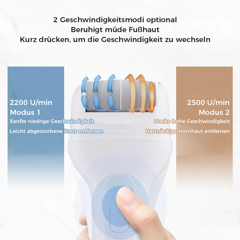 Gluschwein - Rechargeable electric foot callus remover