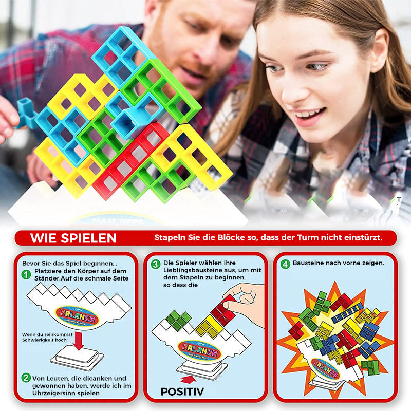 Gluschwein - 🔥👨👩👧👦Schaukelstapel hoch Kinder-Balance-Spielzeug