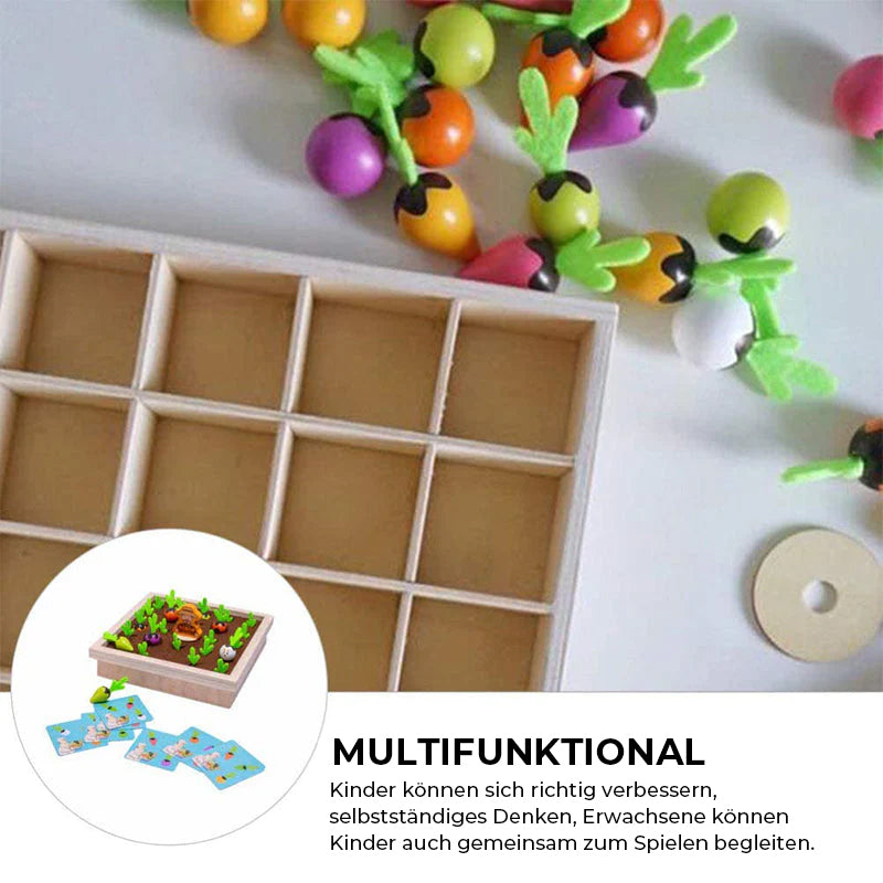 Gluschwein - Lustiges Gemüsegedächtnisspielzeug für Kinder aus Holz