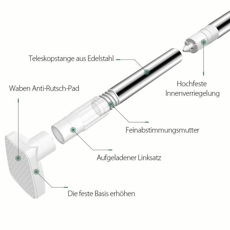 Gluschwein - Teleskopkleidung Rod aus Edelstahl