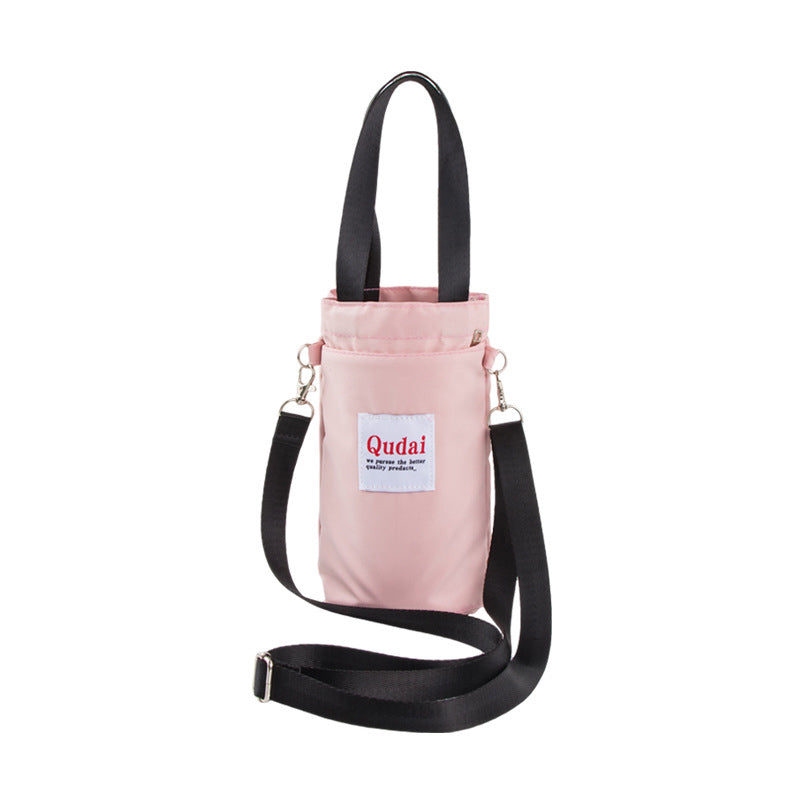 Gluschwein - Tragbare Messenger-Handtasche für Wasserflaschen rosa