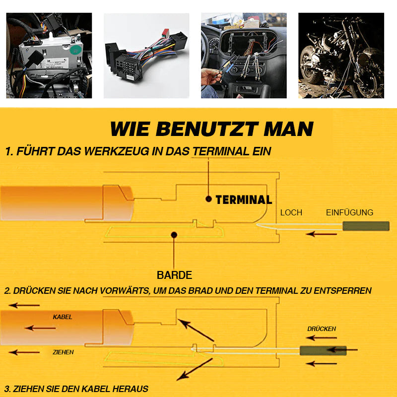 Gluschwein - Tool-Kit zum Entfernen von Anschlüssen