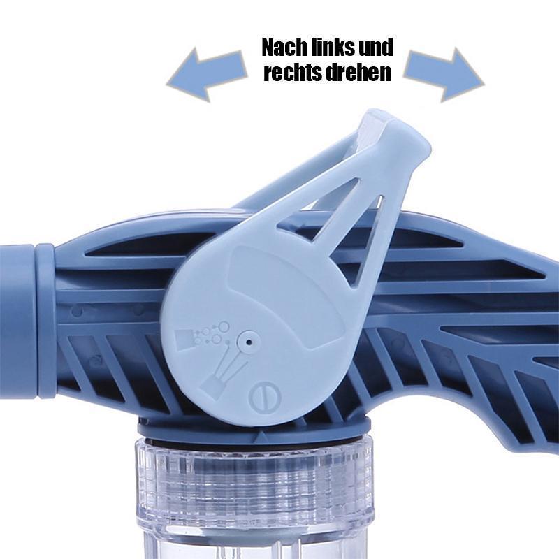 Gluschwein - Hochdruckdüse für Auto & Garten mit 8 verschiedene Bewässerungsformen