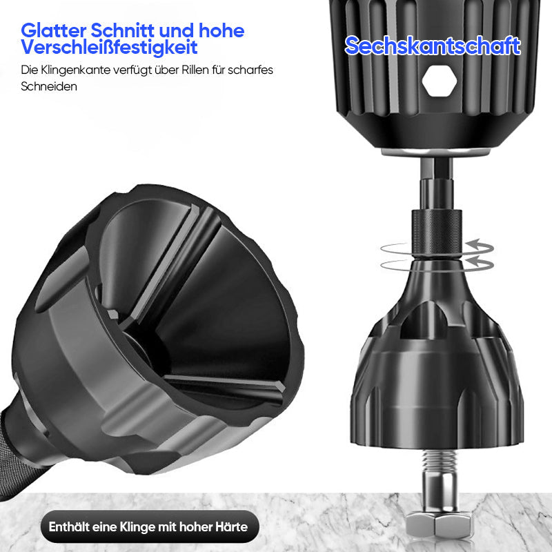 Gluschwein - Entgratungswerkzeug für Außenfase mit Wolframcarbid-Klinge