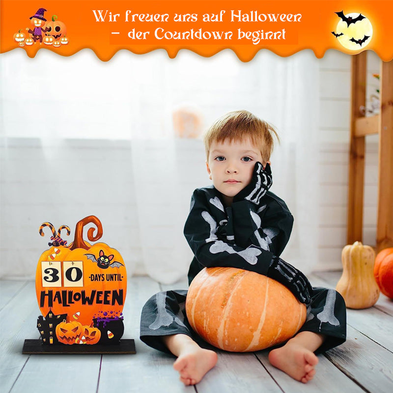 Gluschwein - Halloween-Adventskalender aus Holz