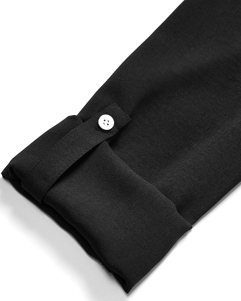 Aria | Baumwollbluse mit V-Ausschnitt und Pailletten - 1+1 GRATIS