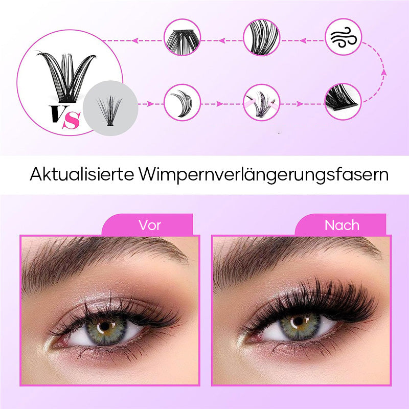 Gluschwein - Wiederverwendbares selbstklebendes Wimpernset