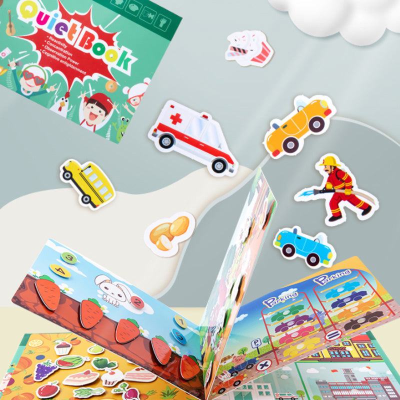 Gluschwein - Beschäftigtes Buch für Kinder zur Entwicklung von Lernfähigkeiten